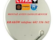 MONTAŻ ANTEN SATELITARNYCH - NC+, POLSAT, DVBT - Kraków tel. 602-356-162