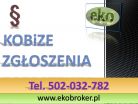 Kobize cennik, tel 502-032-782, wprowadzenie raportu kobize,