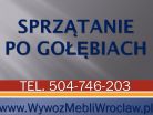 Sprzątanie balkonów po gołębiach, cena tel 504-76-203, gołąb, utylizacja