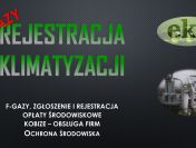 F-gazy, klimatyzacja, przygotowanie zgłoszenia, dokumentacji, Wrocław