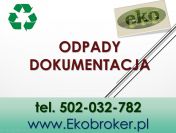 Odpady przygotowanie dokumentacji, tel 502-032-782, wykaz, zestawienie