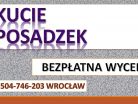 Wyburzenie ściany, cena Wrocław. tel. 504-746-203. Usługi młotem