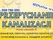 Czyszczenie rur spiralą, tel, 504-746-203, Wrocław, przepychanie sprężyną, cena